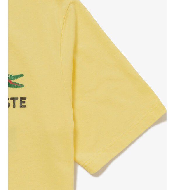 LACOSTE「ヴィンテージ ロゴプリント ルーズフィットTシャツ」|Tシャツ・カットソー|