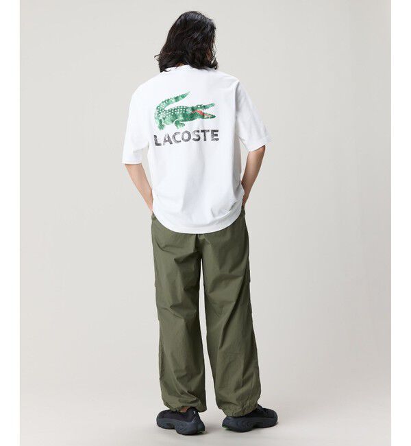 LACOSTE「ヴィンテージ ロゴプリント ルーズフィットTシャツ」|Tシャツ・カットソー|