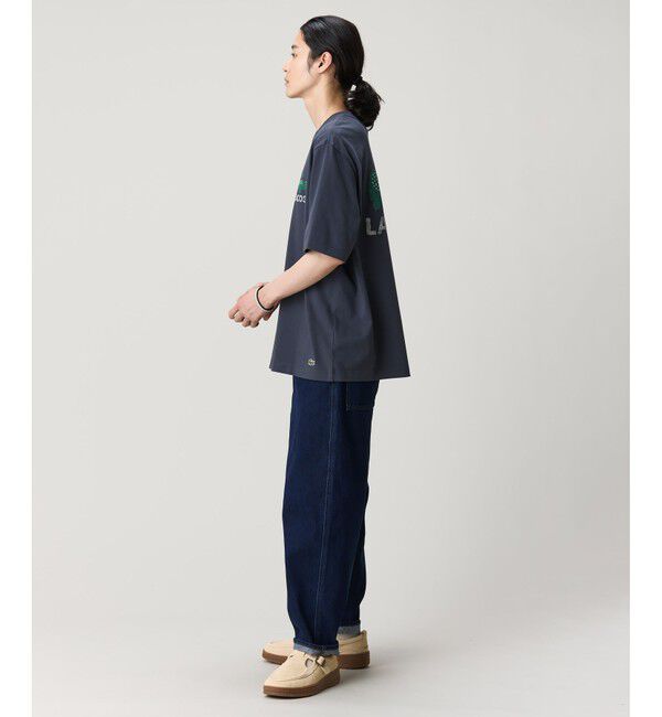 LACOSTE「ヴィンテージ ロゴプリント ルーズフィットTシャツ」|Tシャツ・カットソー|