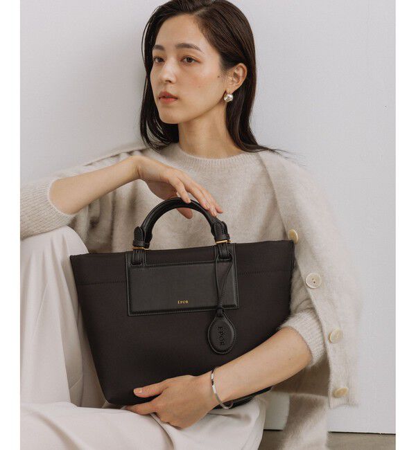ROPE「【E'POR】【撥水加工・超軽量】 BOAT BAG Medium」|トートバッグ|ブラック(01)