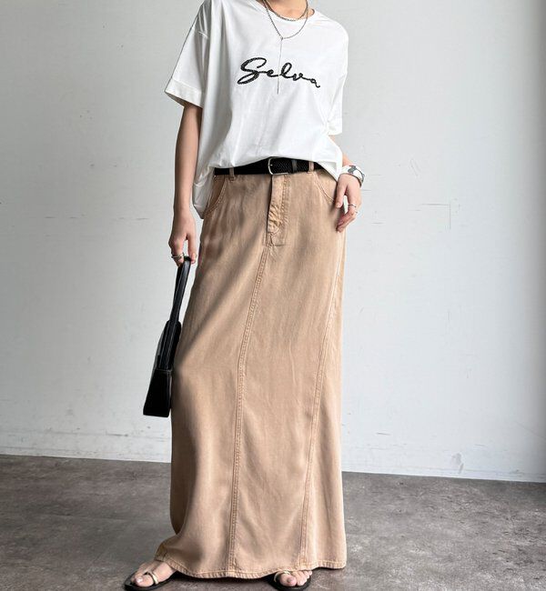 「【WEB限定】接触冷感コード刺繍ロゴTEE」|Tシャツ・カットソー|
