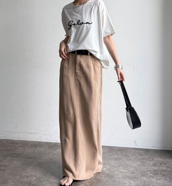  「【WEB限定】接触冷感コード刺繍ロゴTEE」|Tシャツ・カットソー|