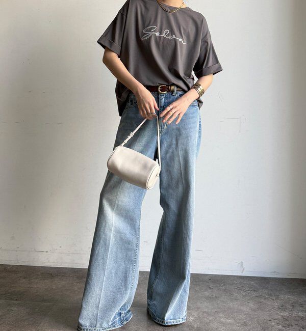  「【WEB限定】接触冷感コード刺繍ロゴTEE」|Tシャツ・カットソー|