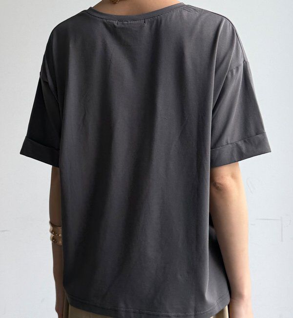  「【WEB限定】接触冷感コード刺繍ロゴTEE」|Tシャツ・カットソー|
