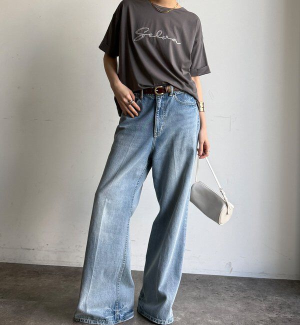  「【WEB限定】接触冷感コード刺繍ロゴTEE」|Tシャツ・カットソー|
