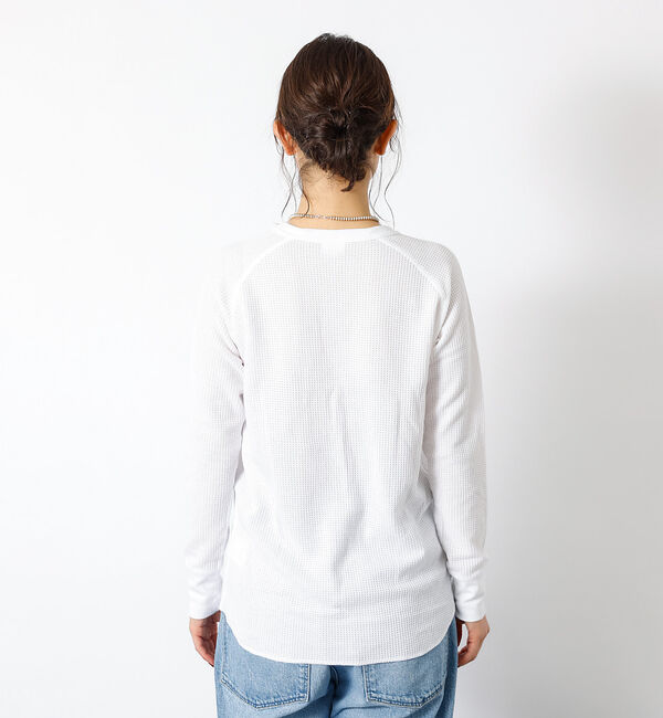 Rouge vif「【JEMORGAN / ジェーイーモーガン】ワッフルラグランロンＴ / パック入」|Tシャツ・カットソー|