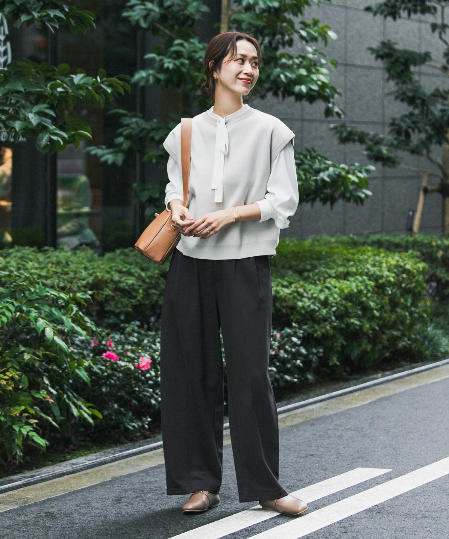 URBAN RESEARCH DOORS「『仁村紗和さん着用』『UR TECH Renew Knit』2WAYベスト」|ベスト・ジレ|
