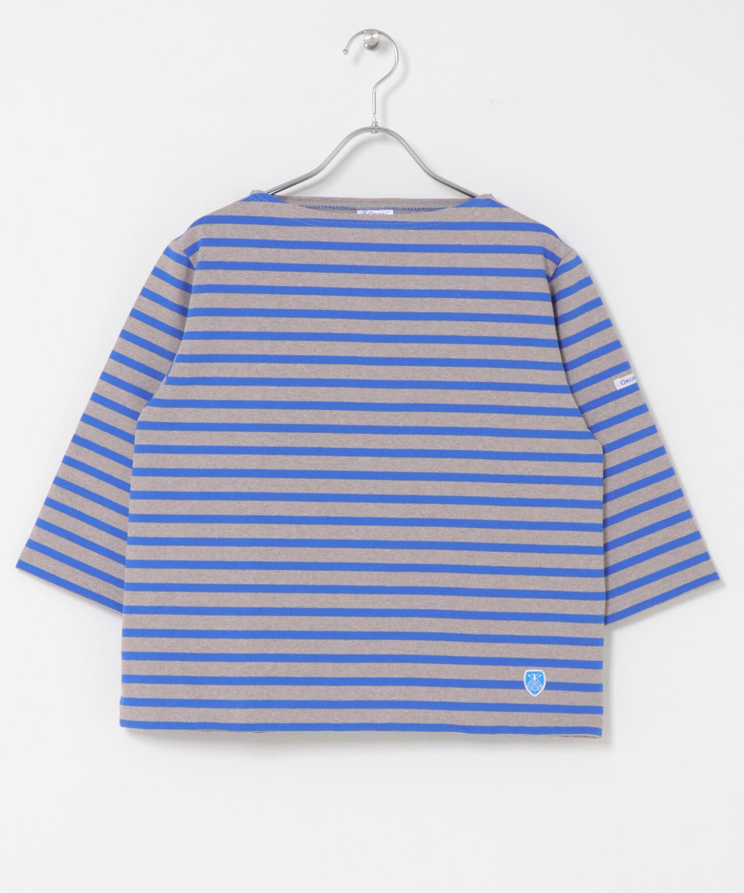URBAN RESEARCH DOORS「ORCIVAL　SHORT LENGTH BOAT NECK PULLOVER」|Tシャツ・カットソー|ブルー系その他