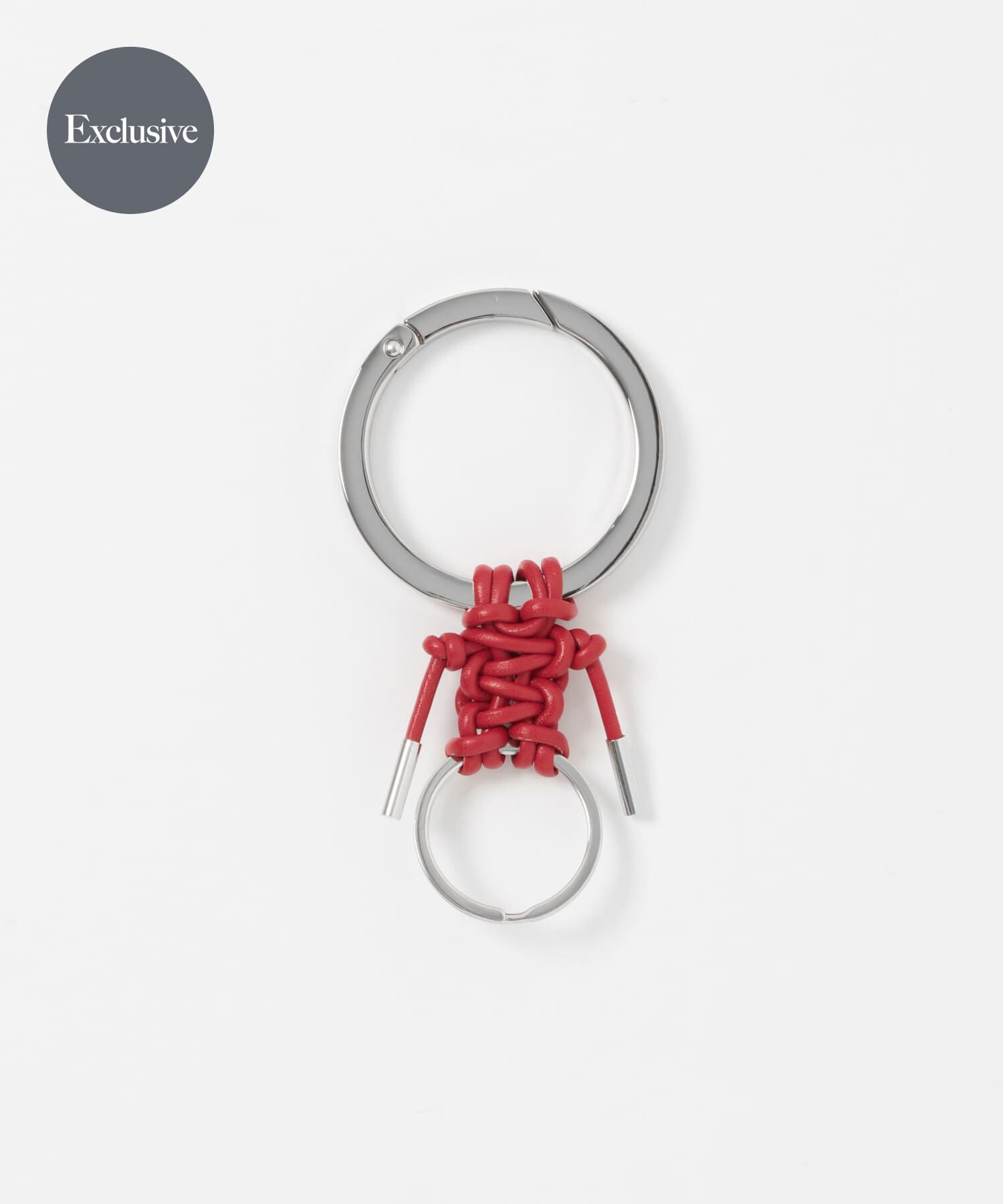 URBAN RESEARCH「『一部別注カラー』ITTI　CRISTY KNOTMAN RING」|チャーム・キーホルダー|レッド