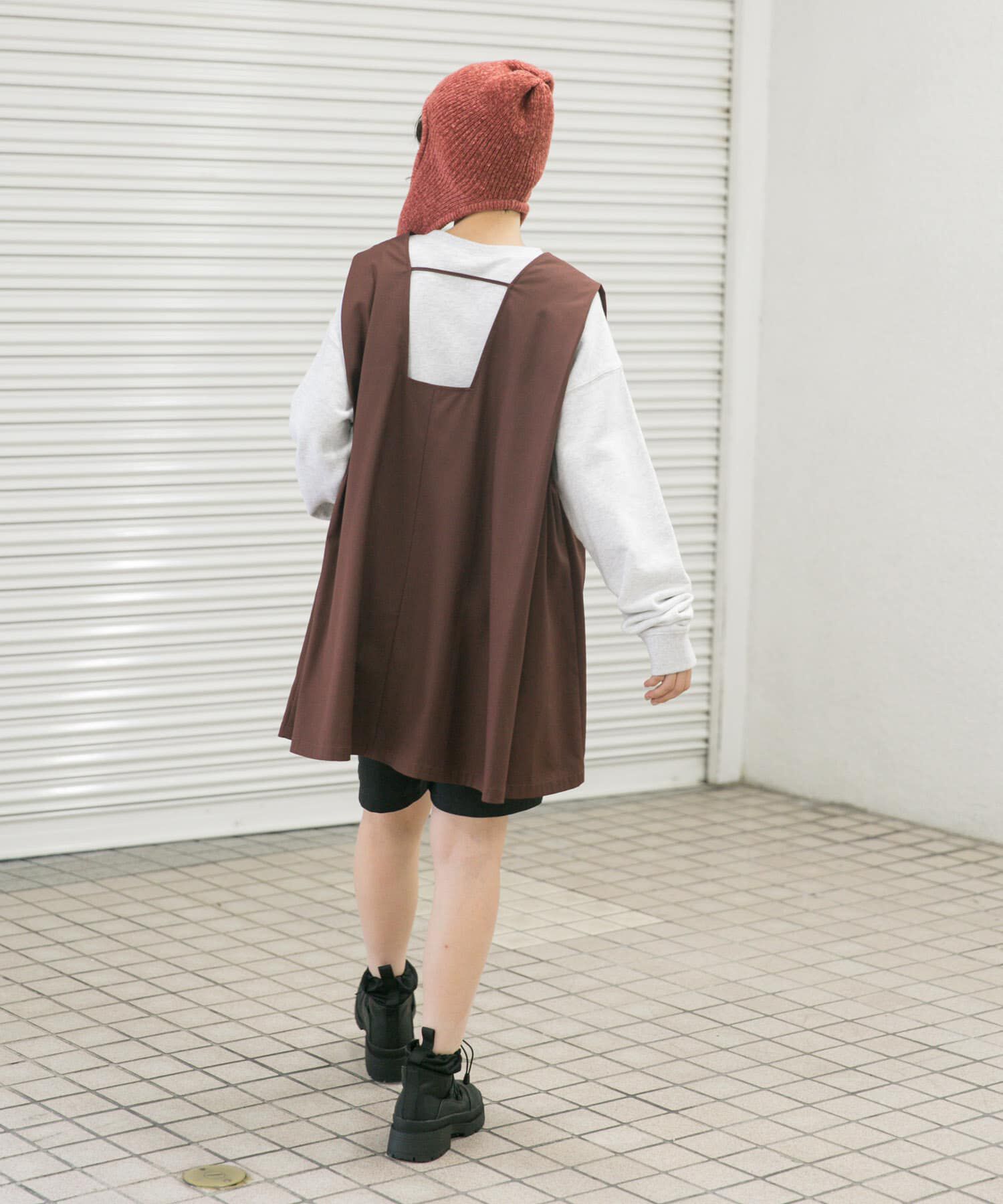  「ショルダータックミニワンピース」|ワンピース|