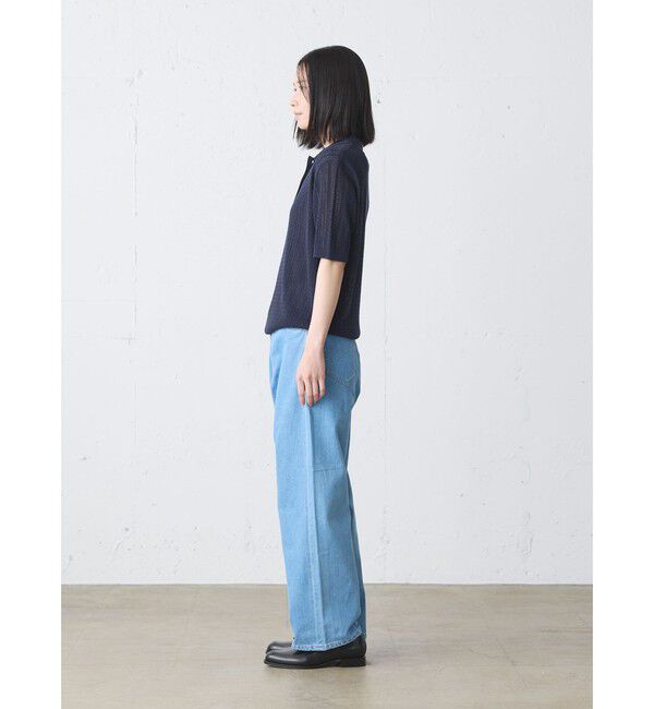 MidiUmi「MidiUmi ニットポロシャツプルオーバー」|ニット・セーター|
