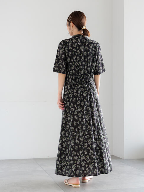 Te chichi「【LIBERTY FABRICS】ウエストタックワンピース」|ワンピース|