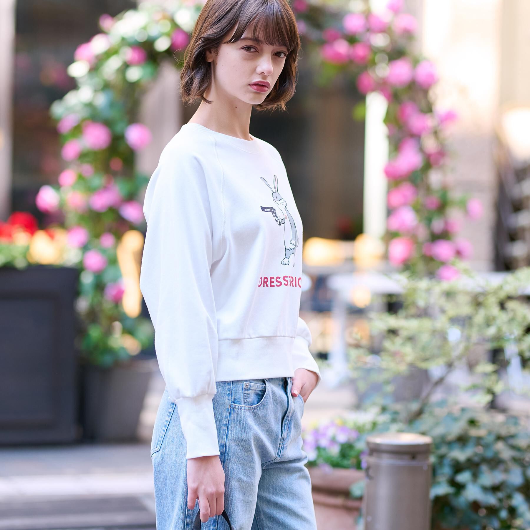 DRESSTERIOR「【今年も登場！/洗える】ピストルラビット裏毛スウェット」|パーカー|