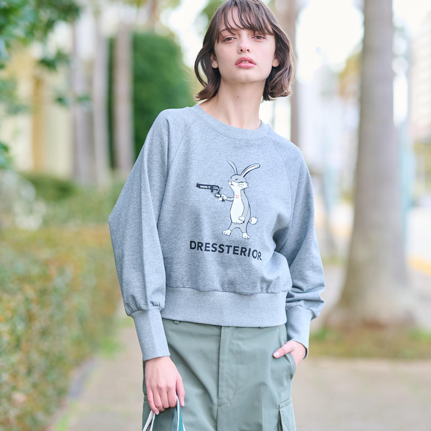 DRESSTERIOR「【今年も登場！/洗える】ピストルラビット裏毛スウェット」|パーカー|