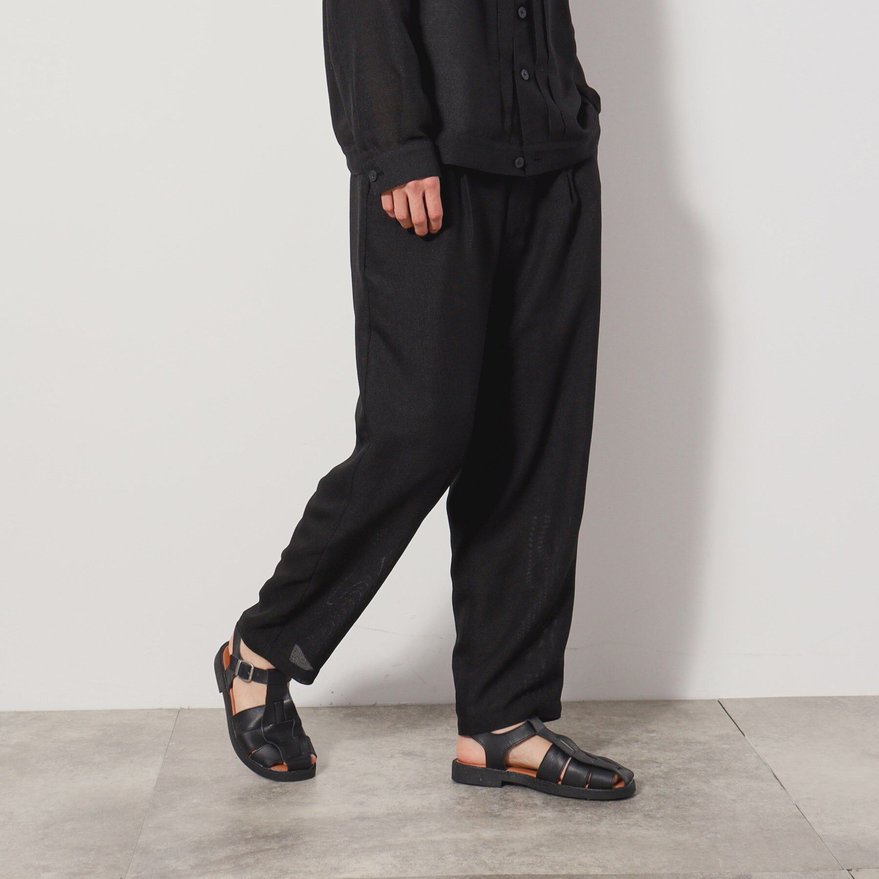 THE SHOP TK「パナマメッシュ ワイドパンツ セットアップ可」|その他|