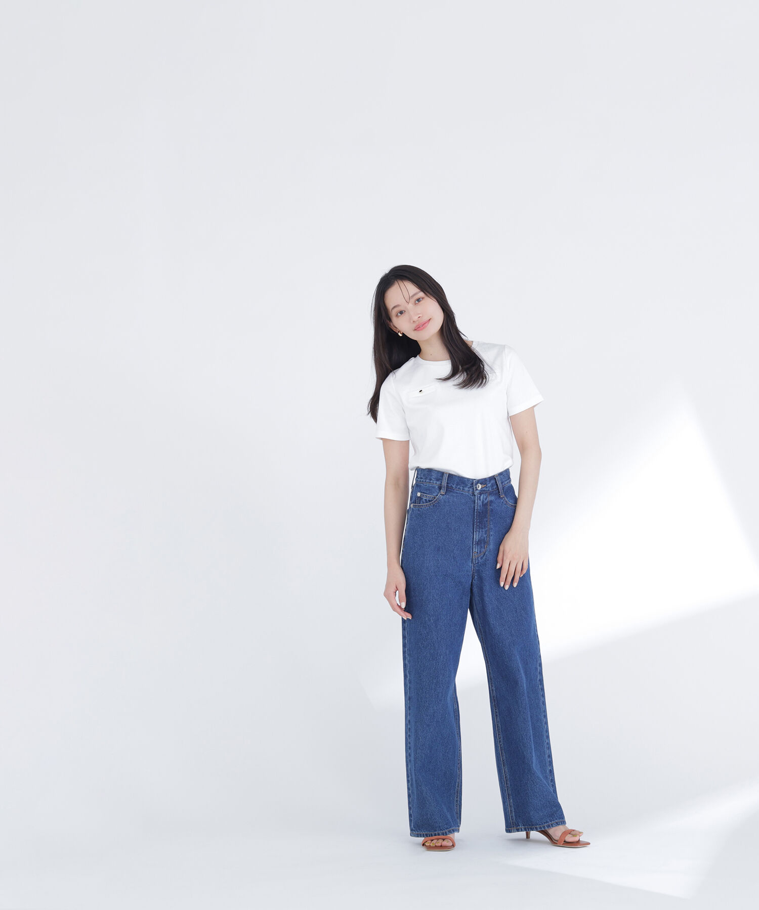 「ベーシックTシャツ フェイクポケット付き」|Tシャツ・カットソー|