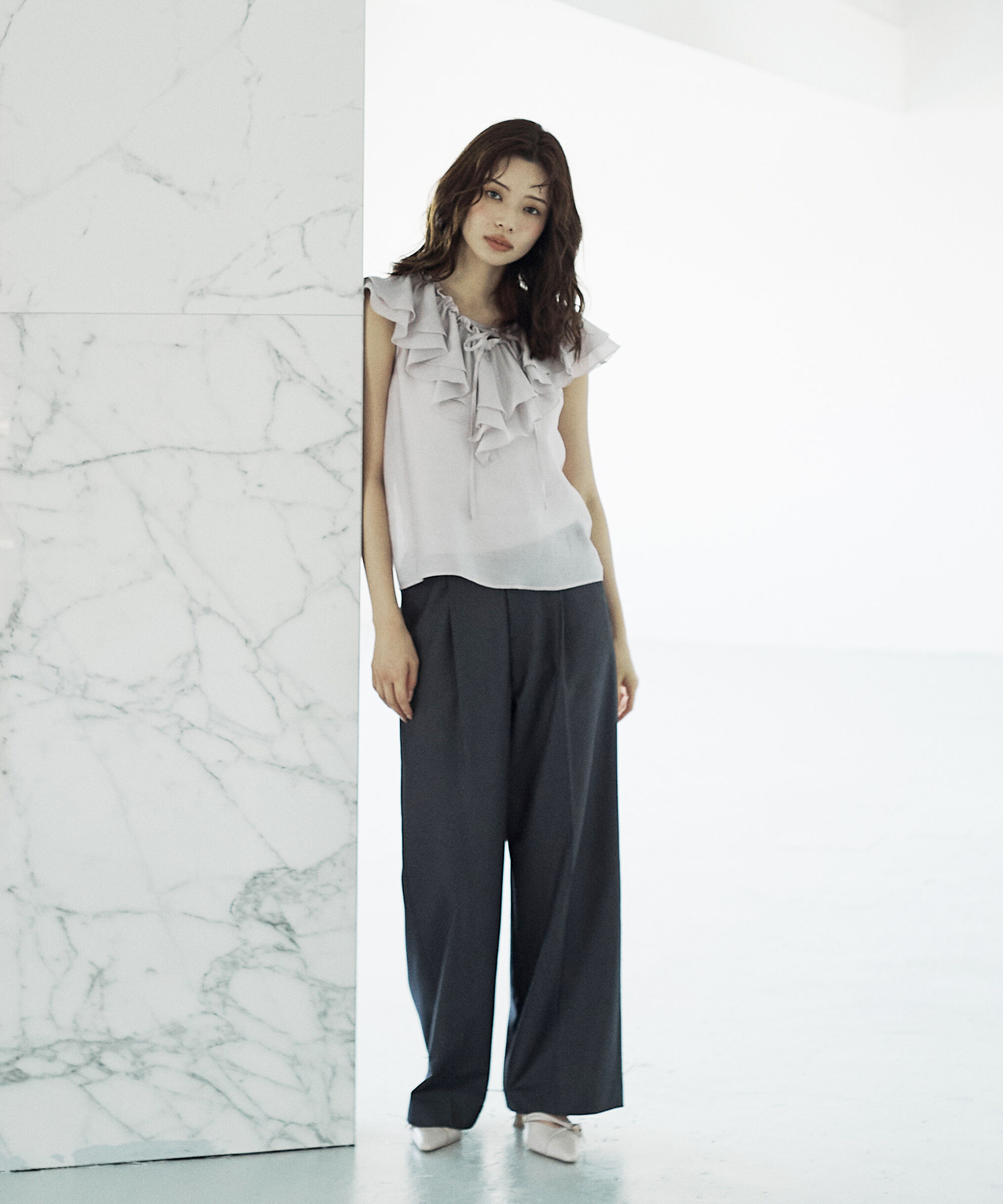PROPORTION BODY DRESSING「＜ウォッシャブル＞イージーワイドパンツ」|その他|