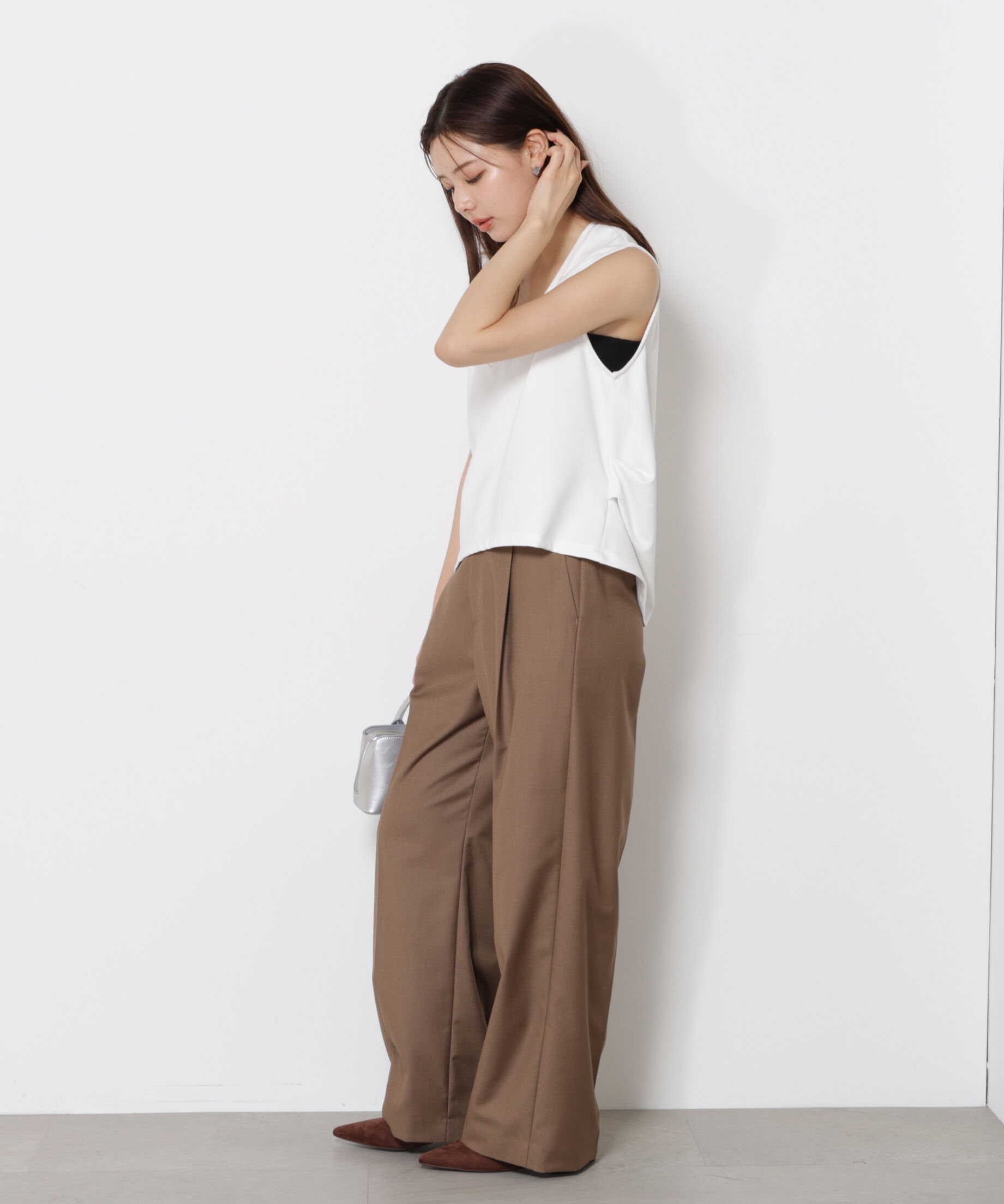 PROPORTION BODY DRESSING「＜ウォッシャブル＞イージーワイドパンツ」|その他|