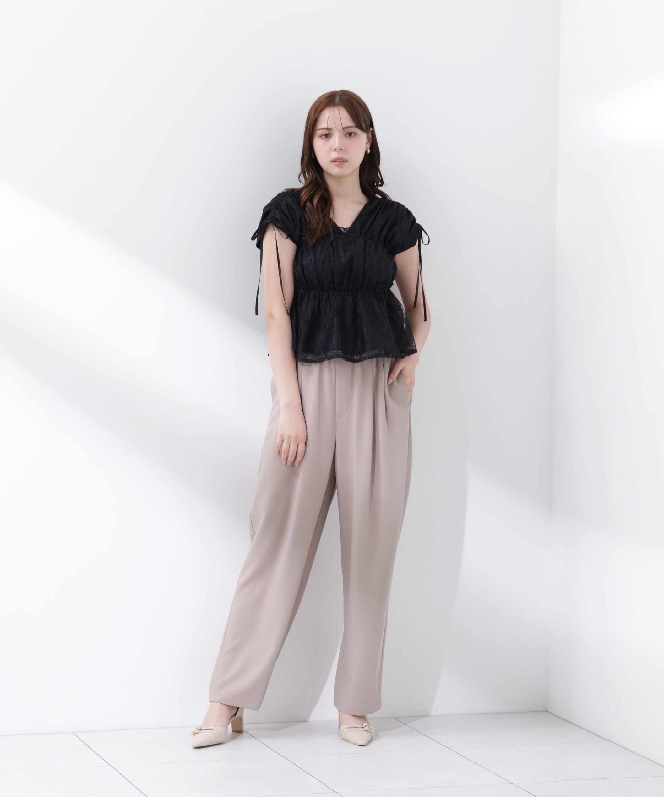 PROPORTION BODY DRESSING「〈a/mie〉イージーバレルパンツ」|その他|