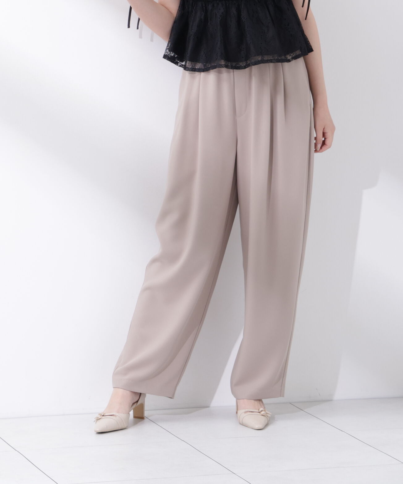 PROPORTION BODY DRESSING「〈a/mie〉イージーバレルパンツ」|その他|