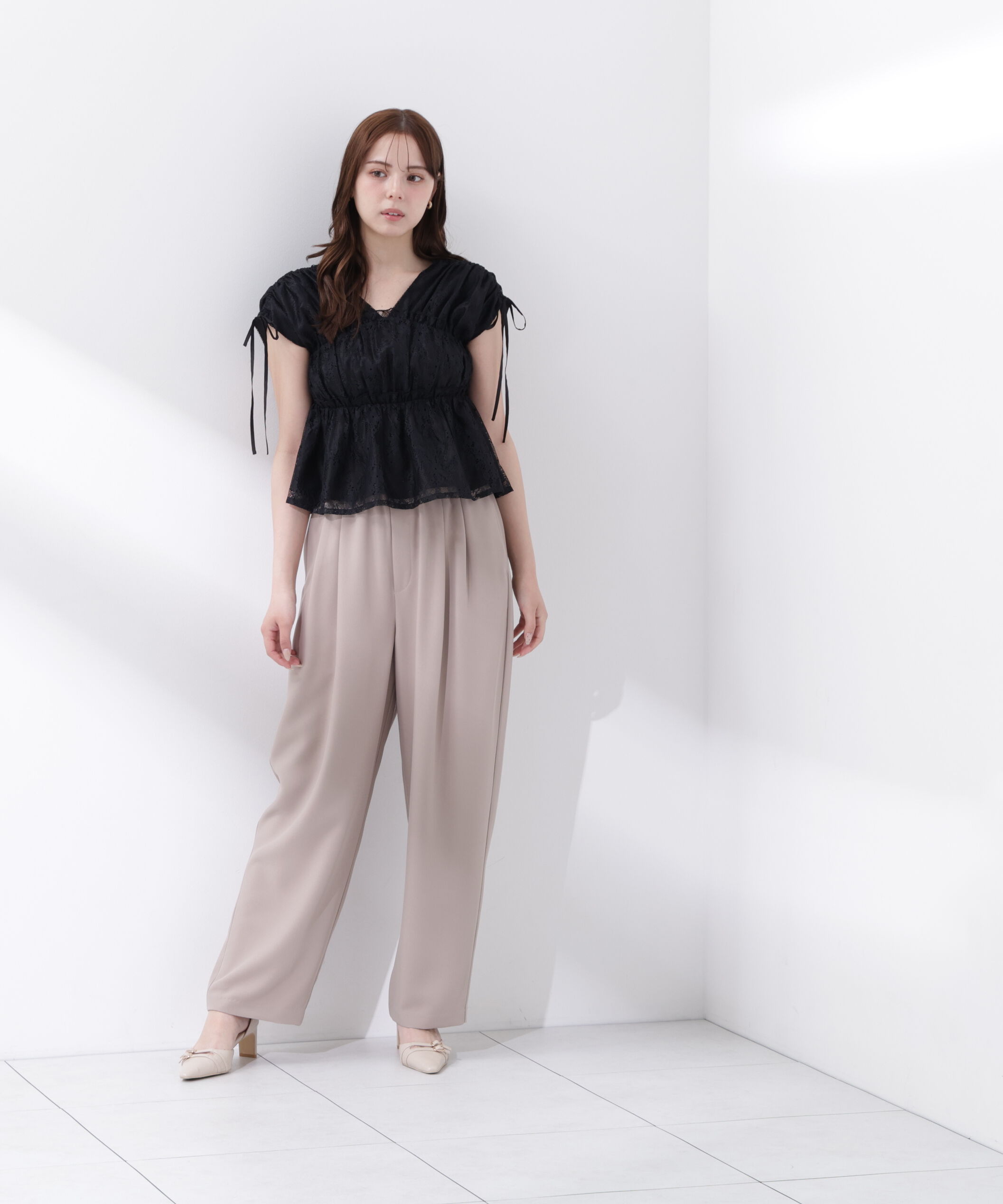 PROPORTION BODY DRESSING「〈a/mie〉イージーバレルパンツ」|その他|