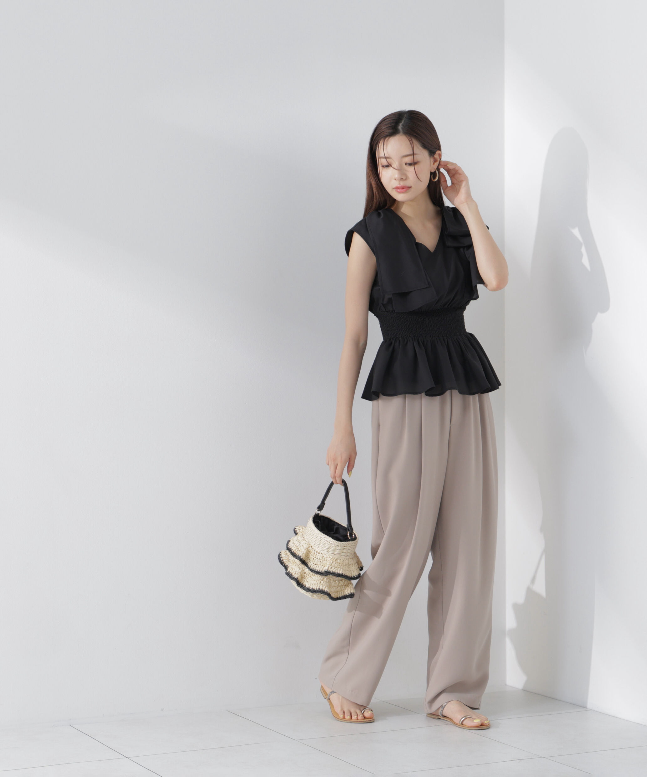 PROPORTION BODY DRESSING「〈a/mie〉イージーバレルパンツ」|その他|