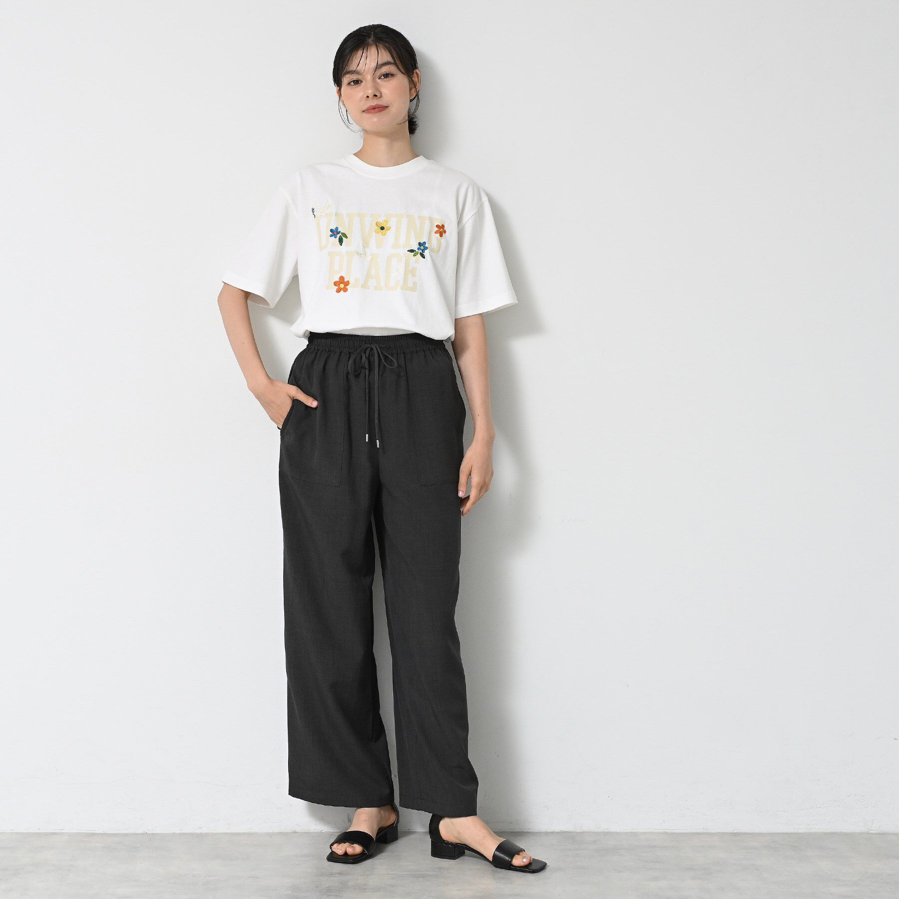 Dessin「ロゴ刺繍Tシャツ」|Tシャツ・カットソー|