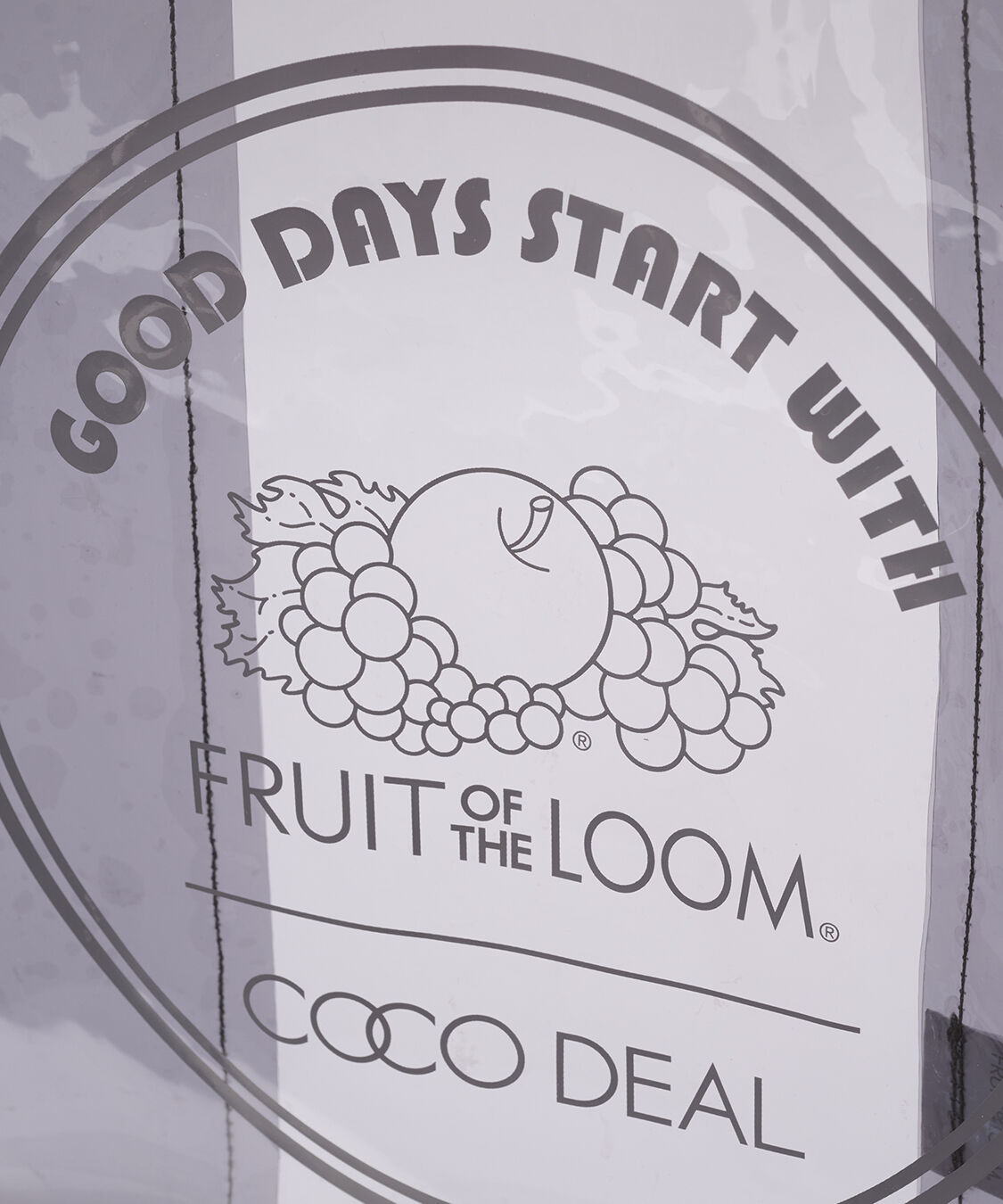 COCO DEAL「《COCO DEAL/FRUIT OF THE LOOM》クリアビニールバッグ」|その他|