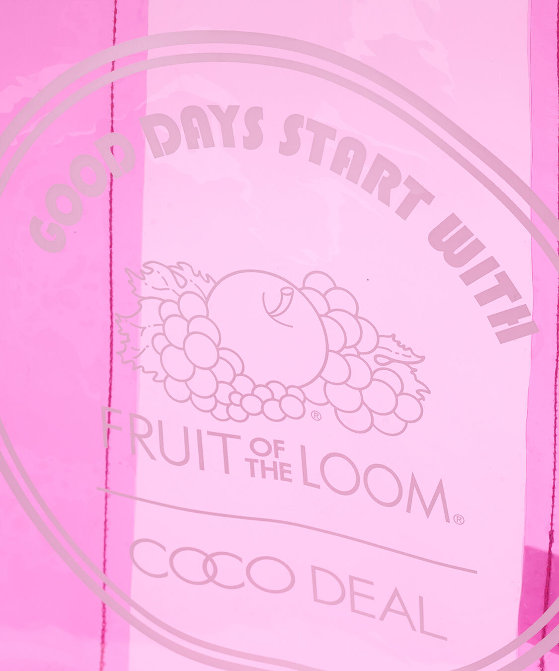 COCO DEAL「《COCO DEAL/FRUIT OF THE LOOM》クリアビニールバッグ」|その他|