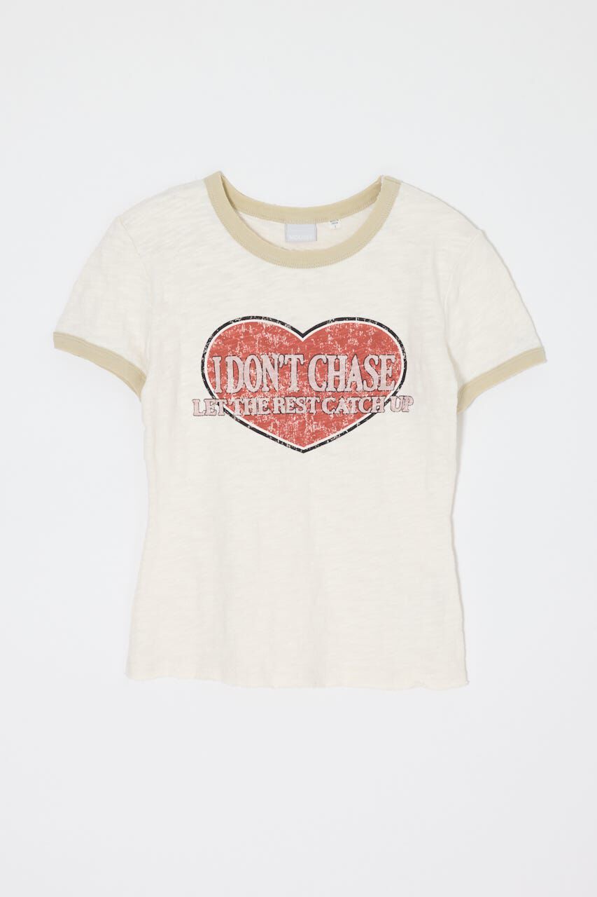 MOUSSY「I DON'T CHASE RINGER Tシャツ」|Tシャツ・カットソー|