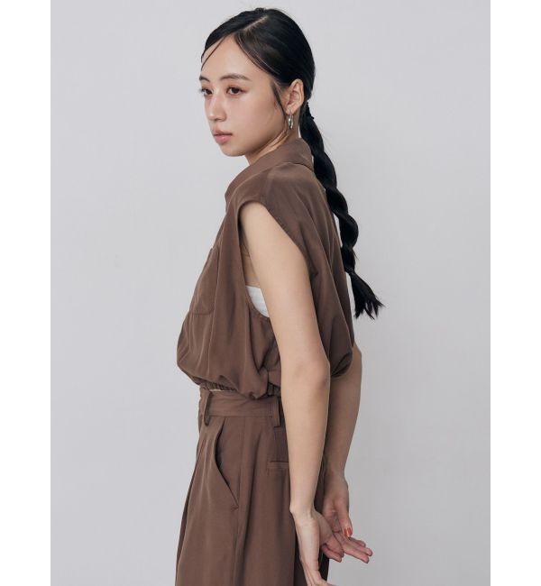 MURUA「ブラッシュライクショートシャツ【セットアップ着用可】」|シャツ・ブラウス|