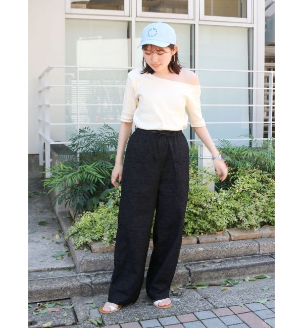 Ungrid「ワンショルテレコTee」|Tシャツ・カットソー|