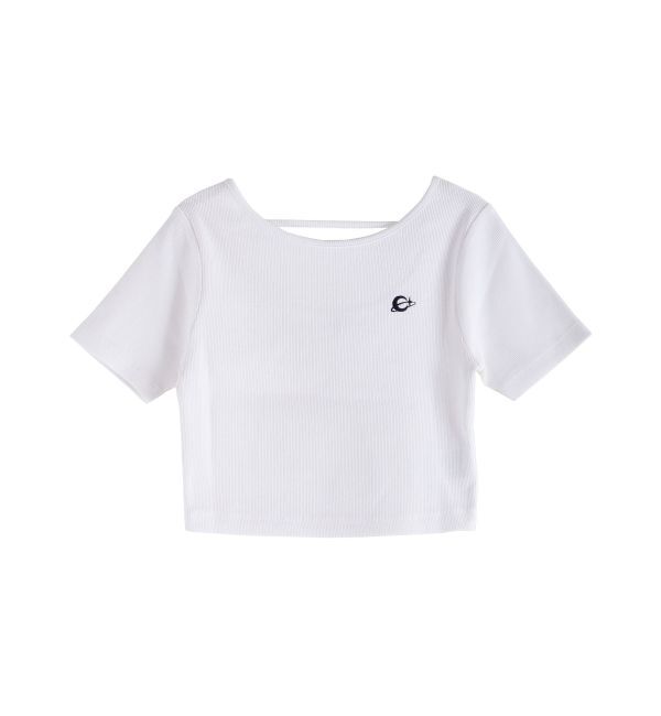 EVRIS「ワンポイントバックストラップTシャツ」|Tシャツ・カットソー|