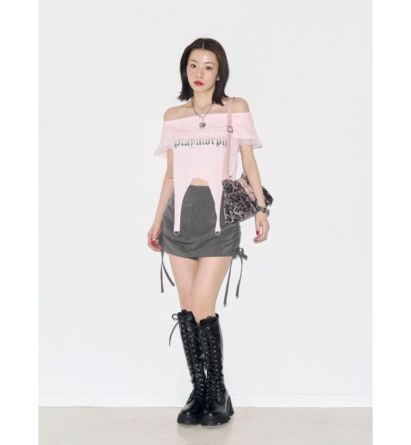 jouetie「オフショルガータートップス」|Tシャツ・カットソー|