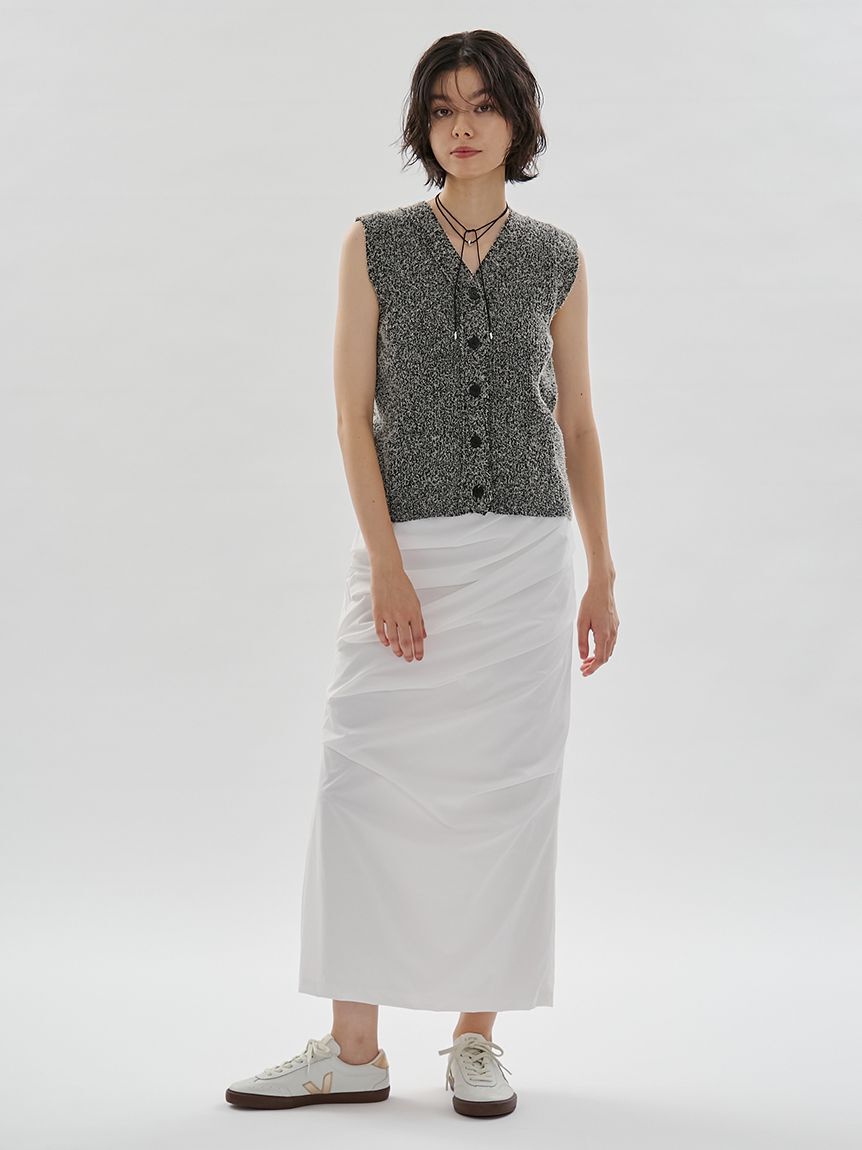 emmi atelier「サイドタックナロースカート/撥水【セットアップ対応】」|スカート|
