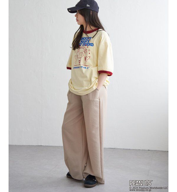 VENCE share style「PEANUTS ピーナッツ SNOOPY スヌーピー TP ベストフレンドリンガーT」|Tシャツ・カットソー|