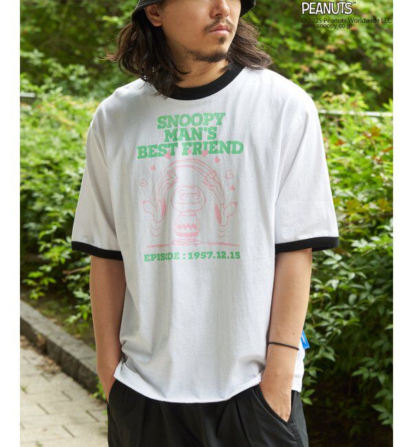 VENCE share style「PEANUTS ピーナッツ SNOOPY スヌーピー TP ベストフレンドリンガーT」|Tシャツ・カットソー|