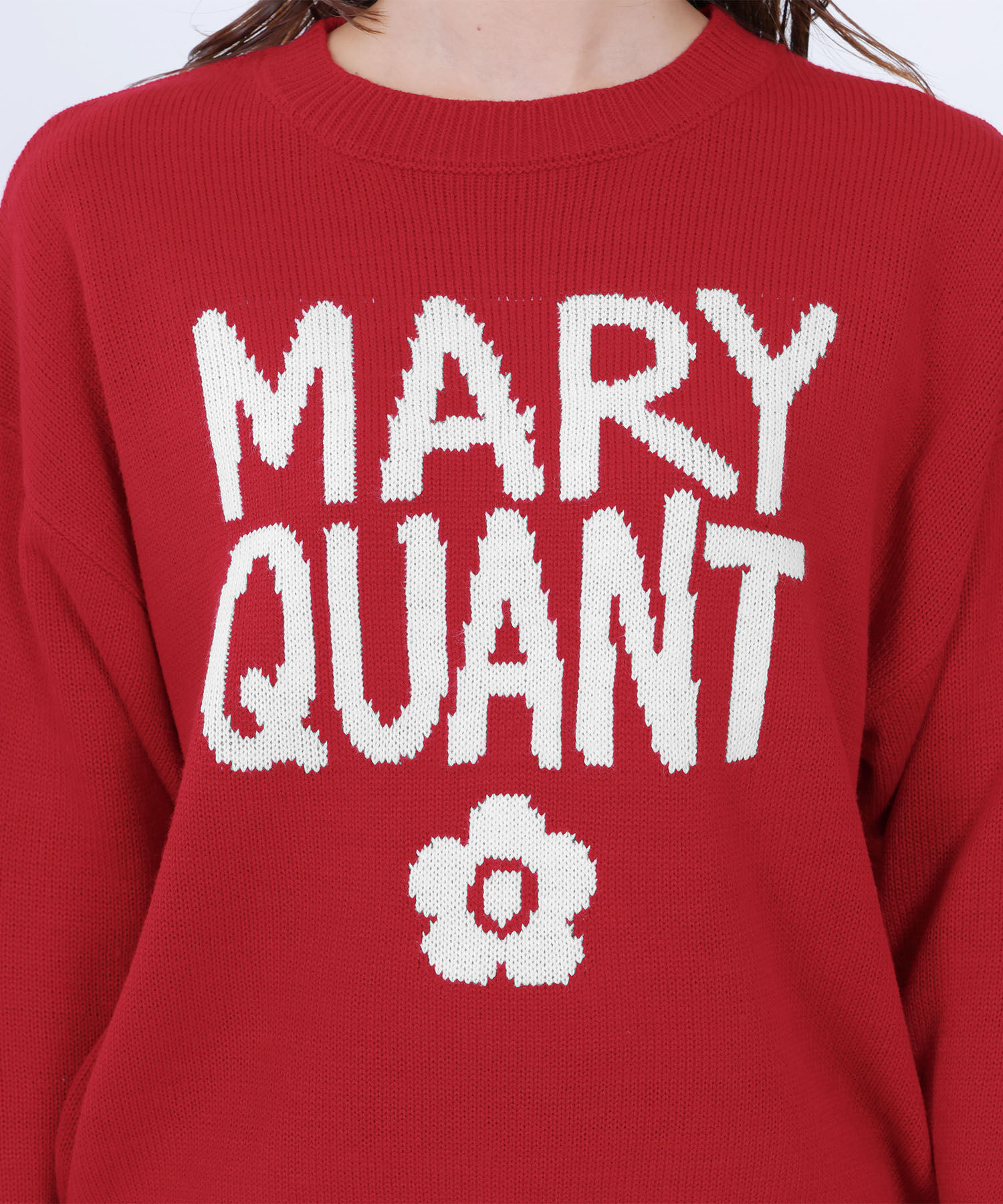 MARY QUANT「ペイントロゴニット プルオーバー」|スウェット・ジャージ|