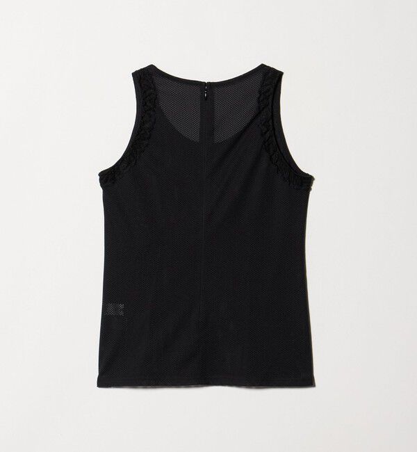 ATTISESSION「＜ATTISESSION＞メッシュ レース ノースリーブ トップス」|シャツ・ブラウス|