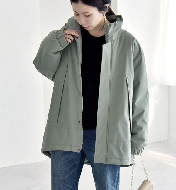 quaranciel「quaranciel:〈撥水加工〉中綿 スタンドカラー ダブル ジップ モンスター コート」|その他|