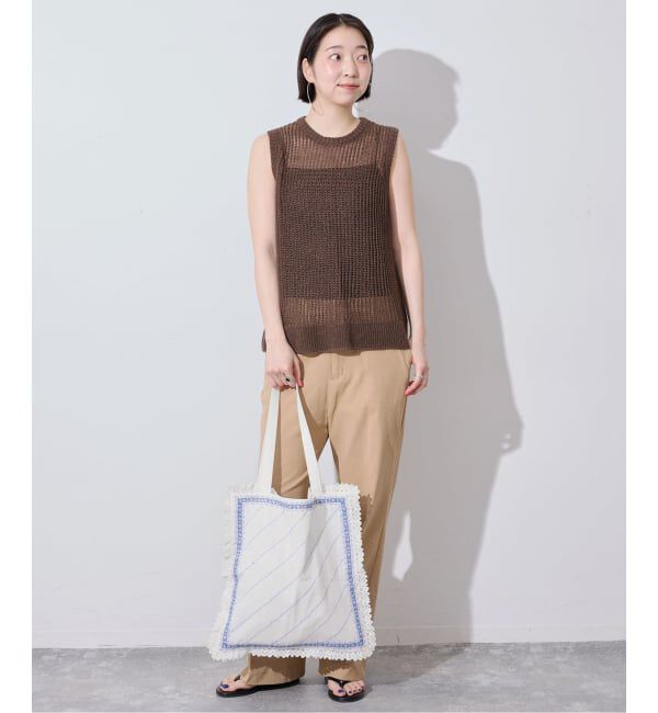 SLOBE IENA「《追加予約》crinkle crinkle crinkle SLOBE別注 handkerchief tote」|トートバッグ|