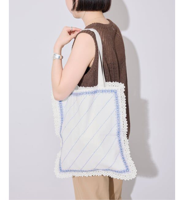 SLOBE IENA「《追加予約》crinkle crinkle crinkle SLOBE別注 handkerchief tote」|トートバッグ|