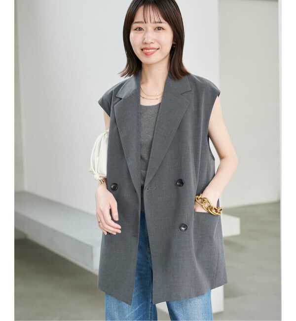SLOBE IENA「《予約》TR TORO ダブルブレストジレ」|その他|