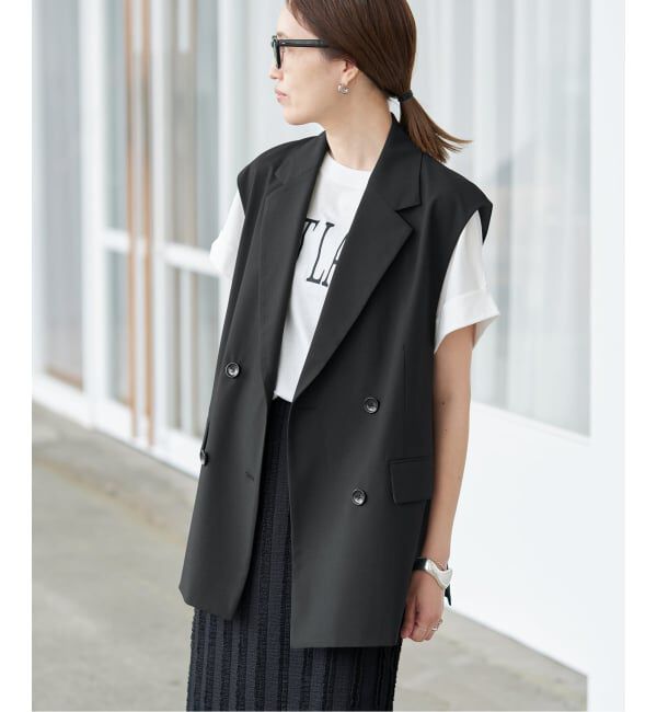 SLOBE IENA「《予約》TR TORO ダブルブレストジレ」|その他|