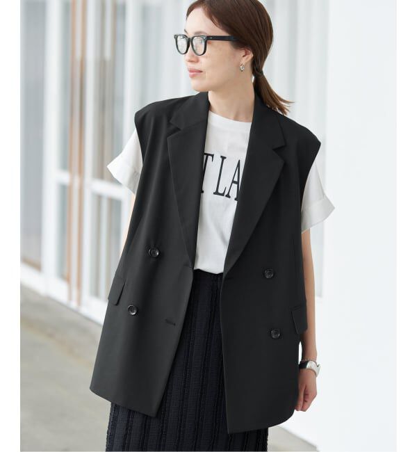 SLOBE IENA「《予約》TR TORO ダブルブレストジレ」|その他|