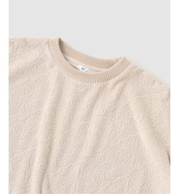 417 EDIFICE「パイルジャカード Tシャツ」|Tシャツ・カットソー|