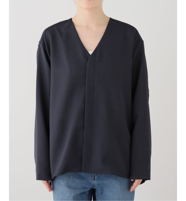 journal standard luxe「ドライメッシュ Vネックシャツ」|シャツ・ブラウス|