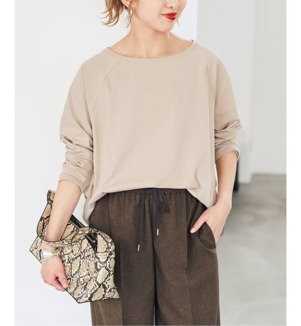 Spick and Span「《WEB限定カラー有り / 追加予約》ボートネックバックタックプルオーバー」|Tシャツ・カットソー|