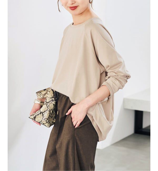 Spick and Span「《WEB限定カラー有り / 追加予約》ボートネックバックタックプルオーバー」|Tシャツ・カットソー|