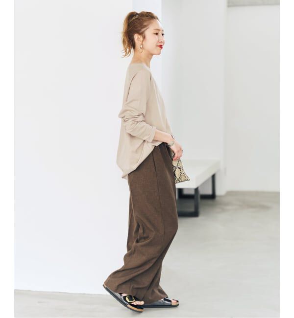Spick and Span「《WEB限定カラー有り / 追加予約》ボートネックバックタックプルオーバー」|Tシャツ・カットソー|